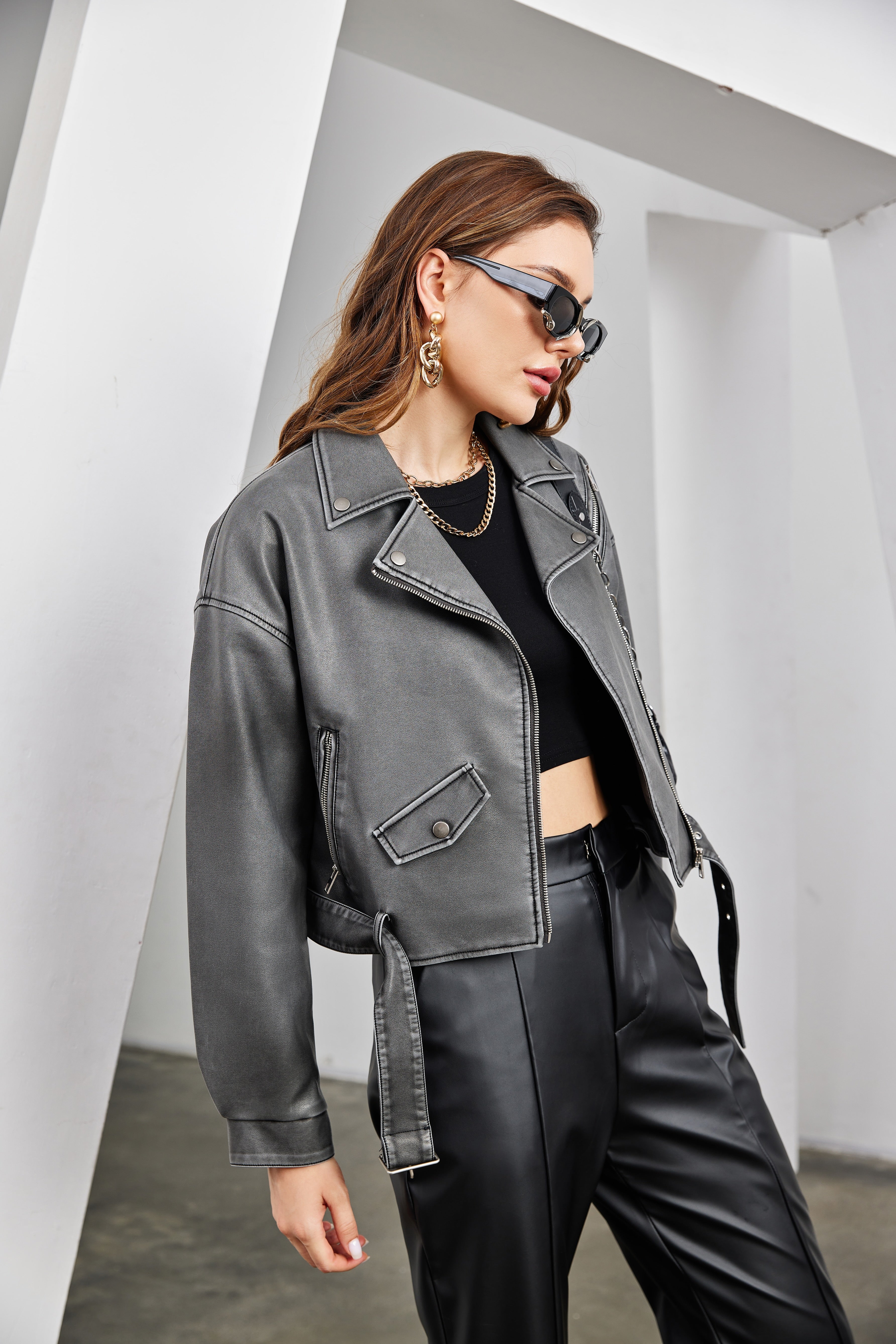 Skórzana kurtka motocyklowa