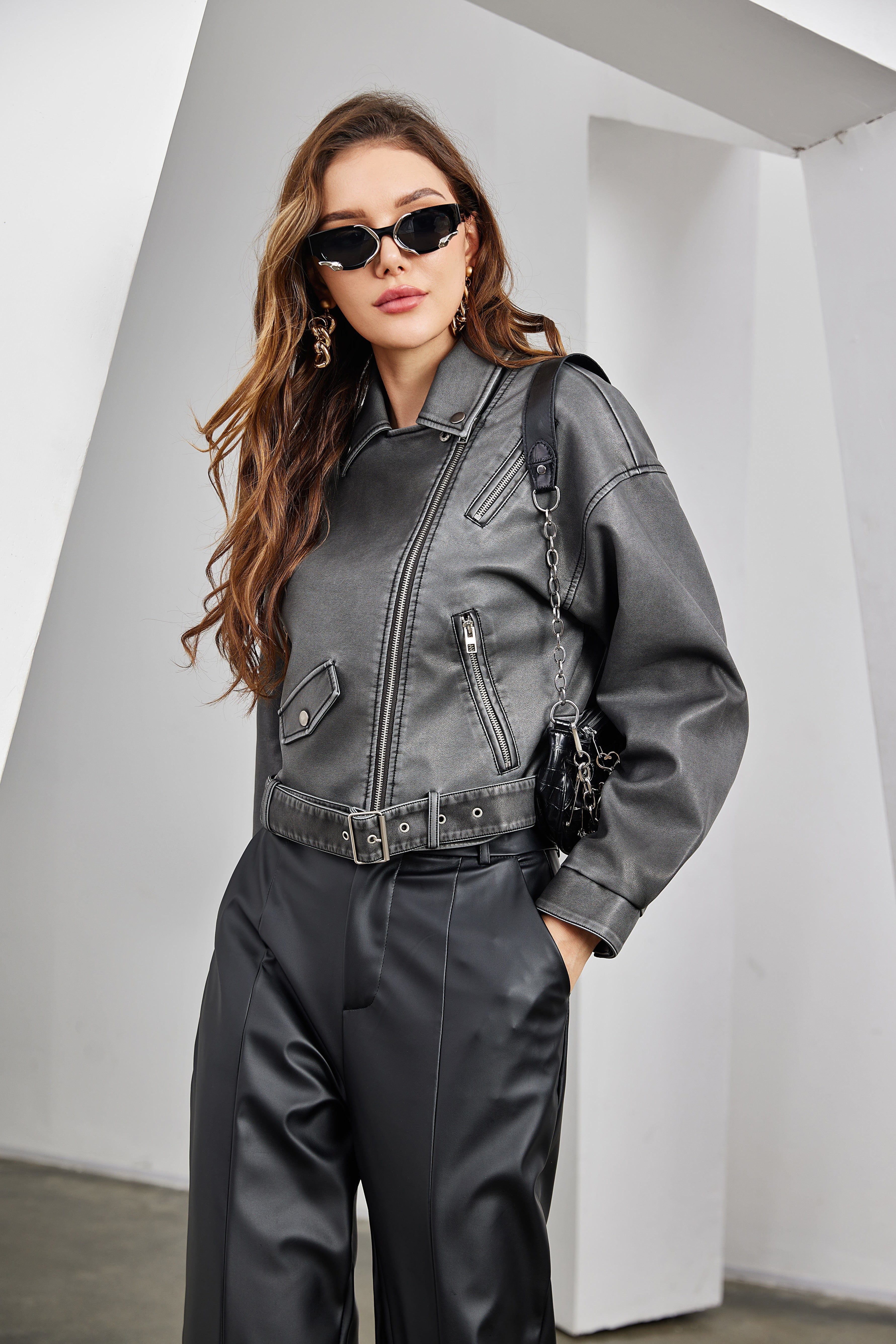 Skórzana kurtka motocyklowa