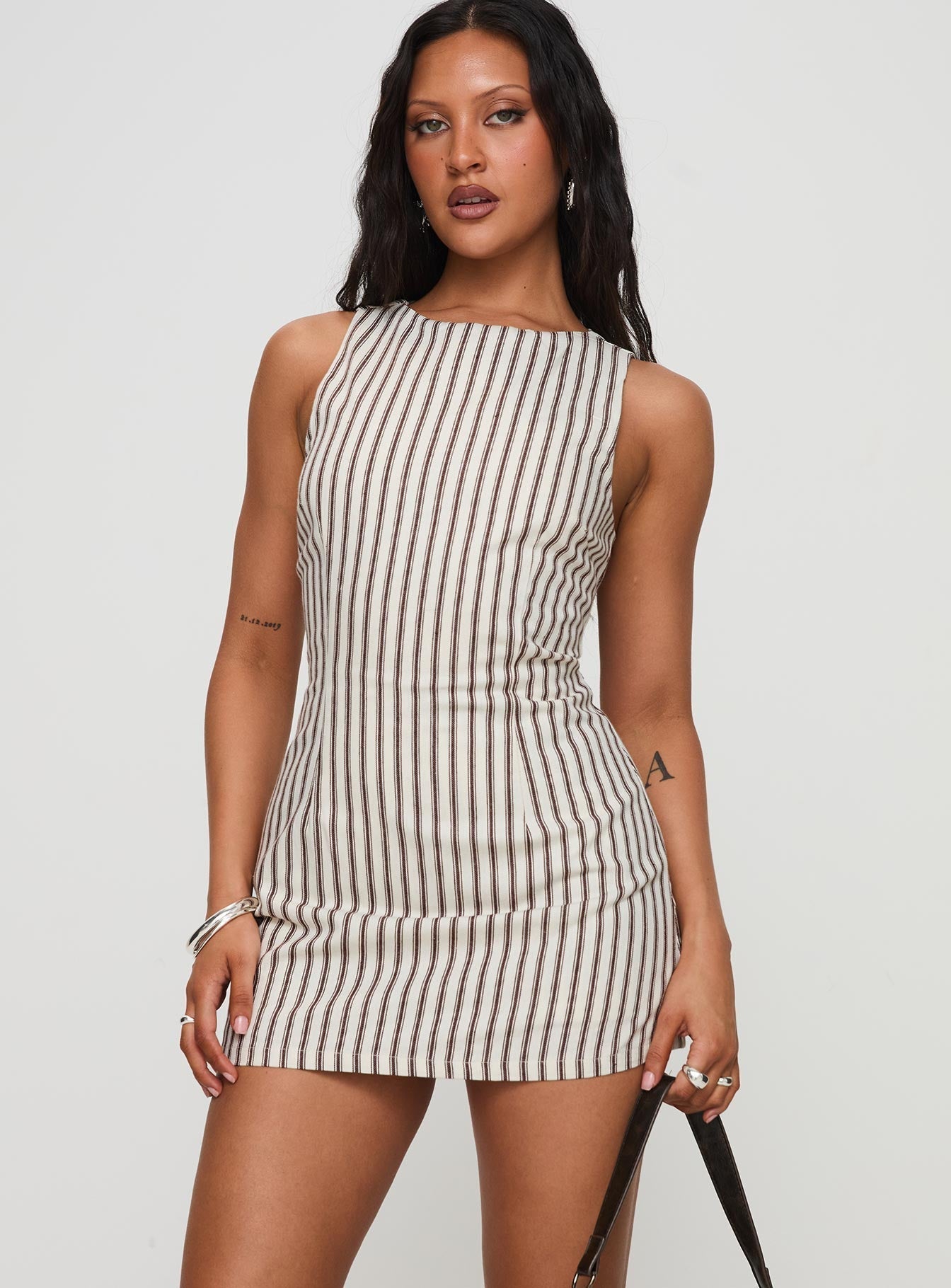 Hailey™ – Prążkowana Sukienka Mini bez Rękawów