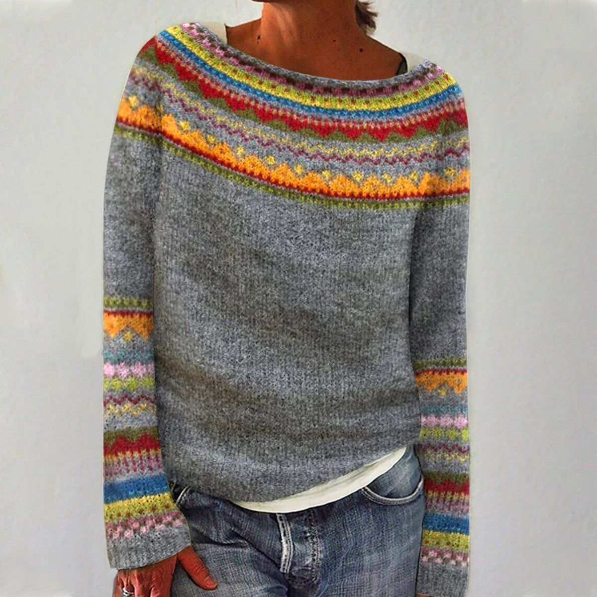 Emily | Przytulny Retro Sweter
