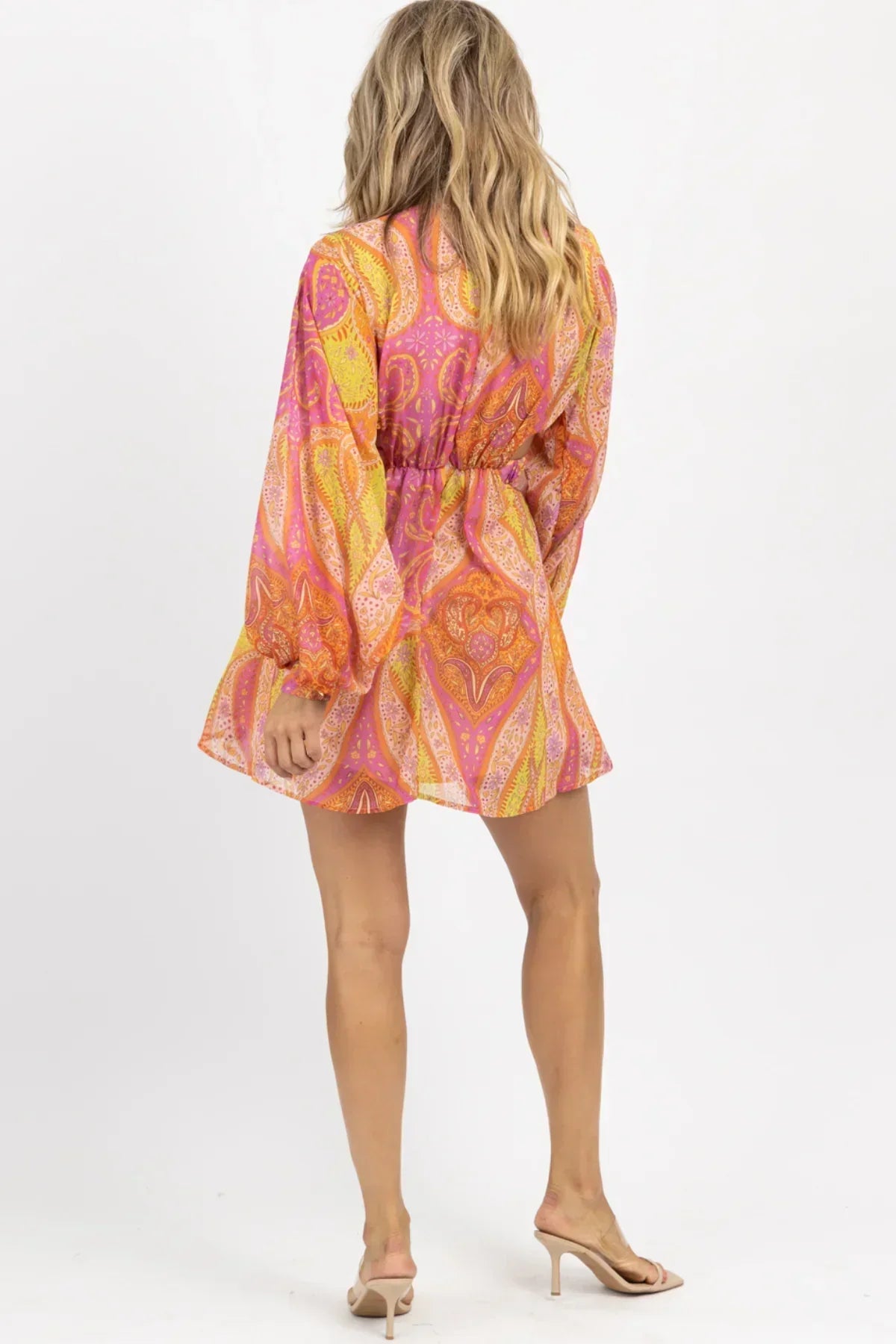 Soléara™ Letnia Sukienka z Długimi Rękawami