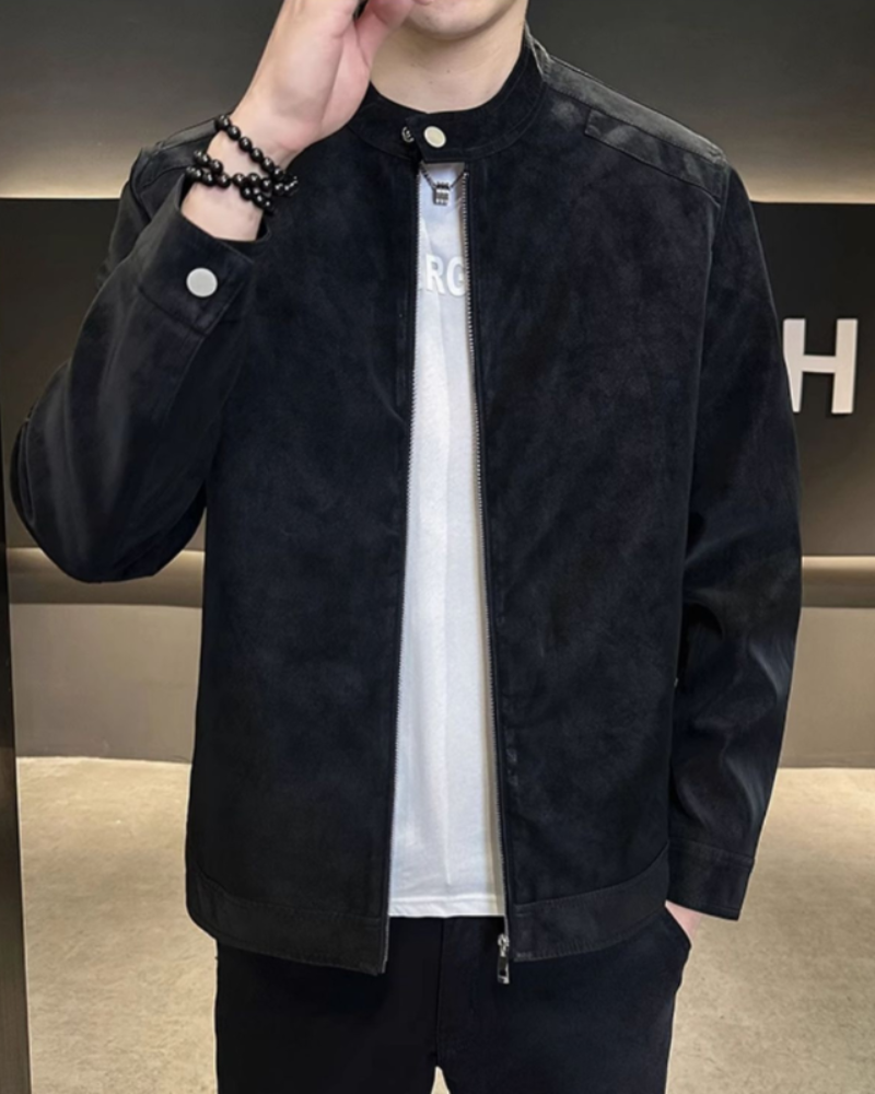 Skórzana Kurtka z zamszu Estate