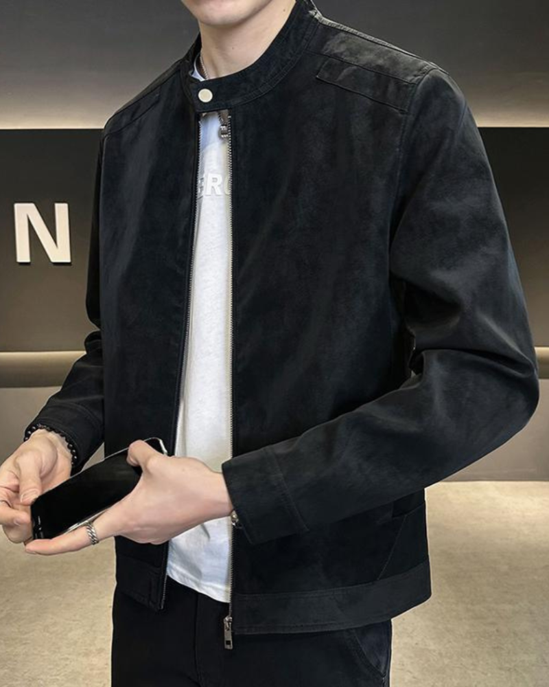 Skórzana Kurtka z zamszu Estate