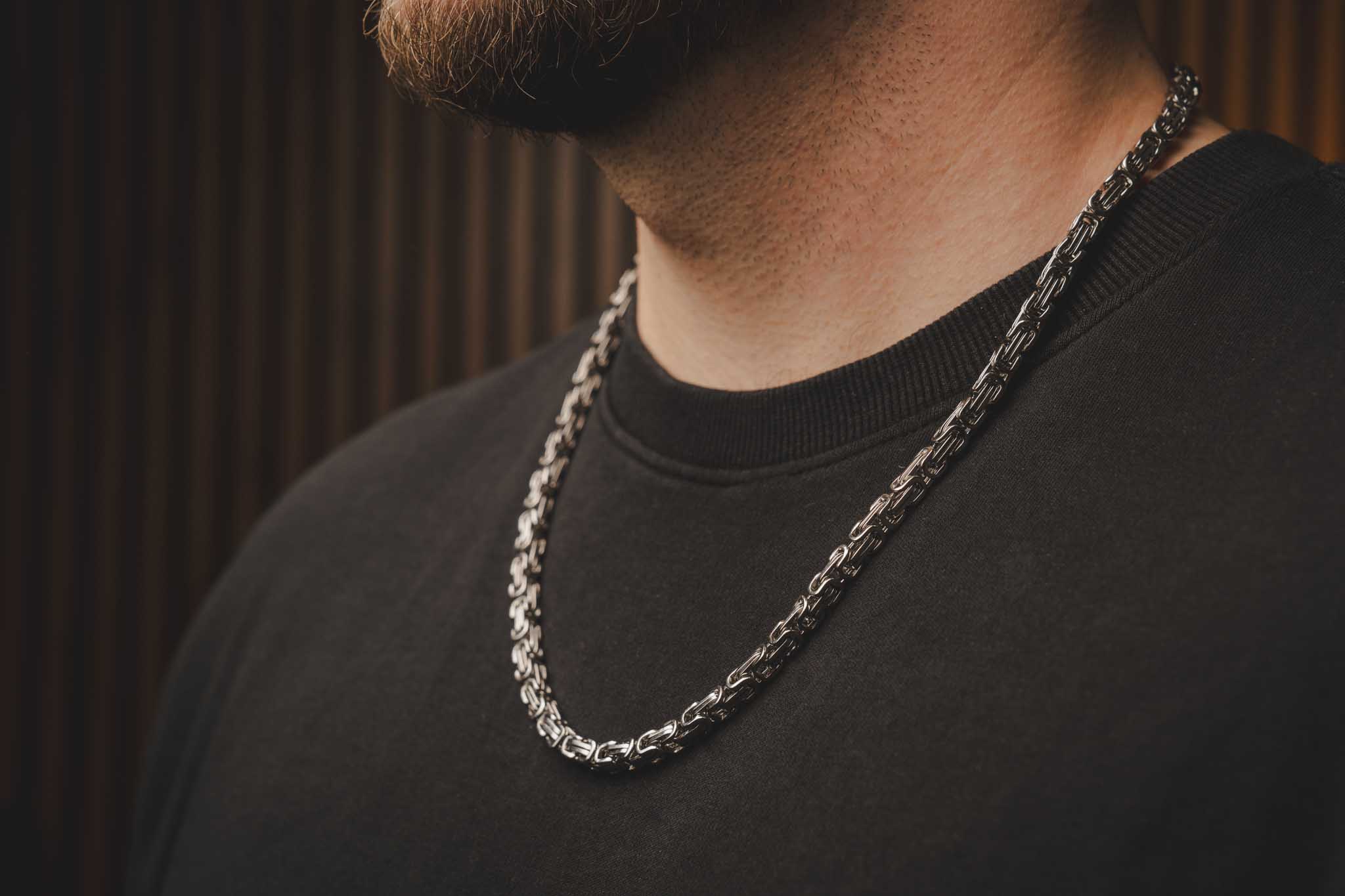 Srebrny łańcuch ROYAL