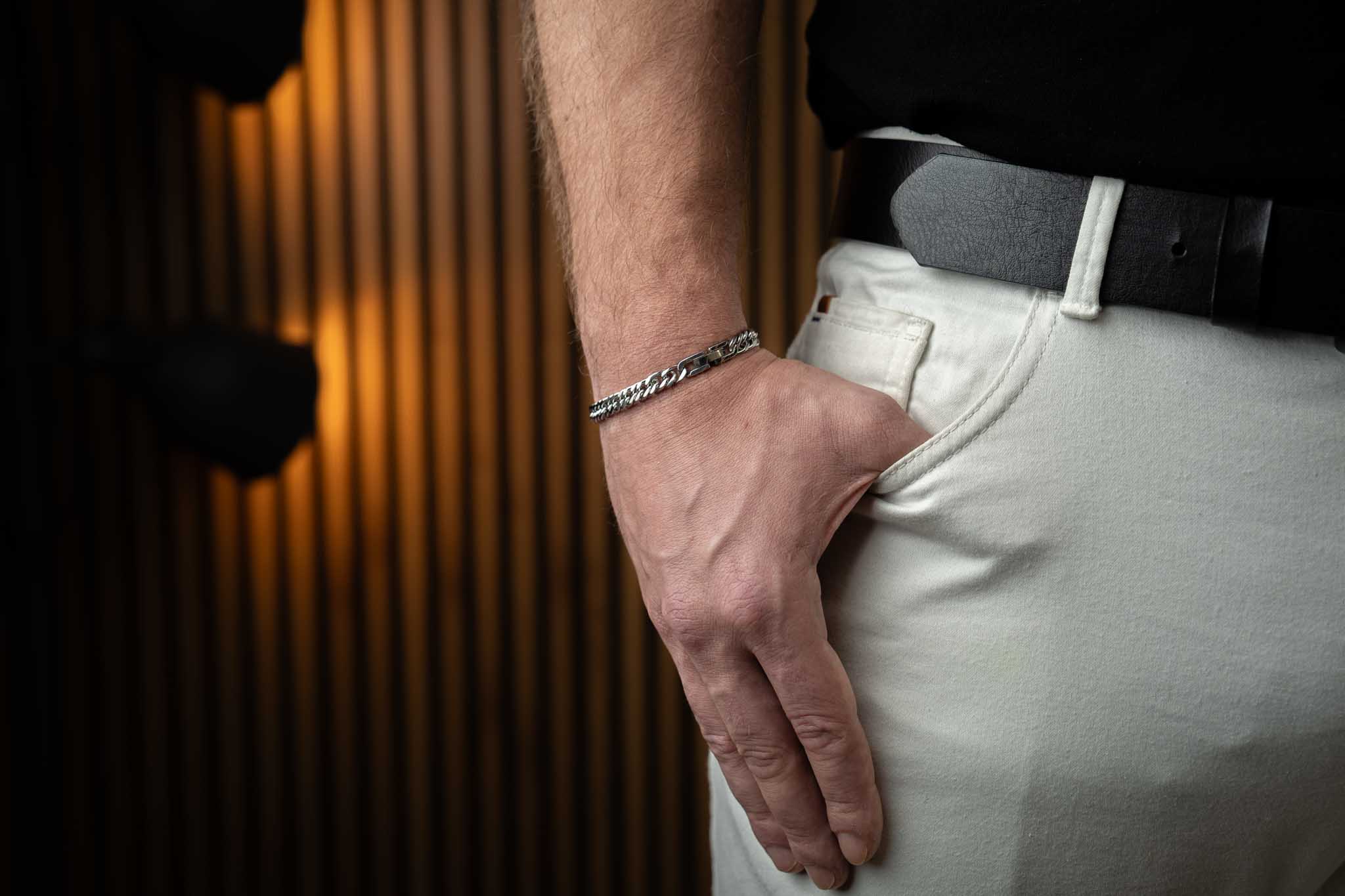 Srebrna bransoleta CUBAN LINK