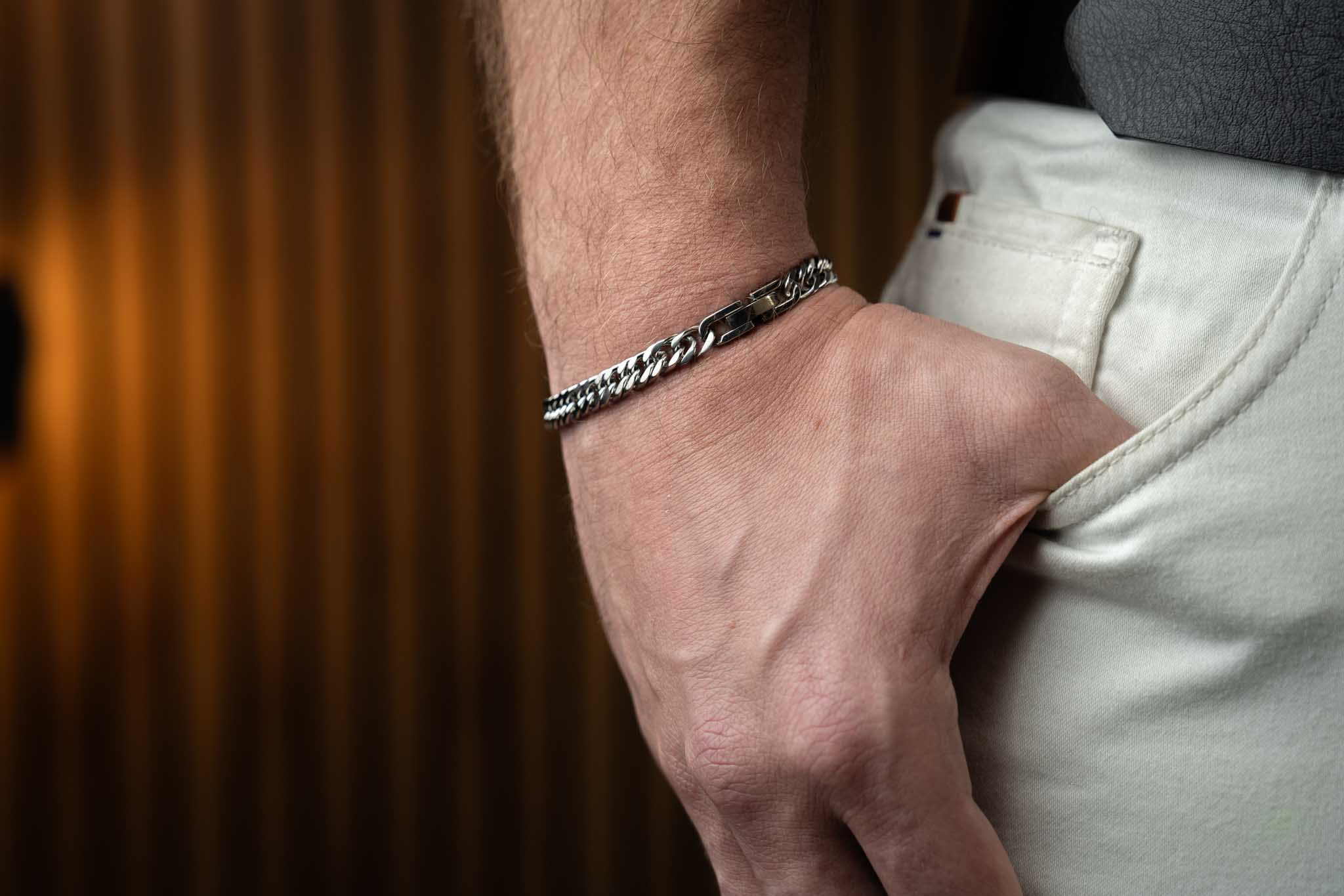 Srebrna bransoleta CUBAN LINK