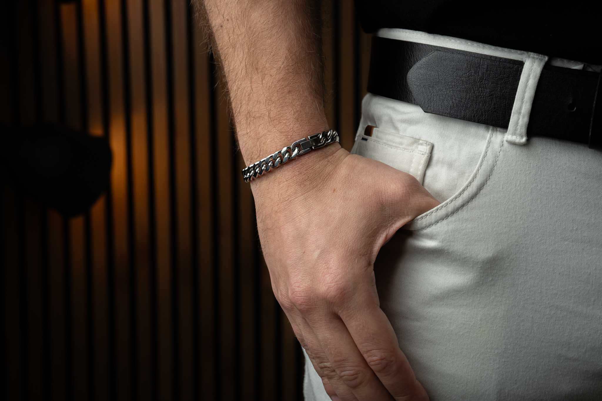 Srebrna bransoleta CUBAN LINK