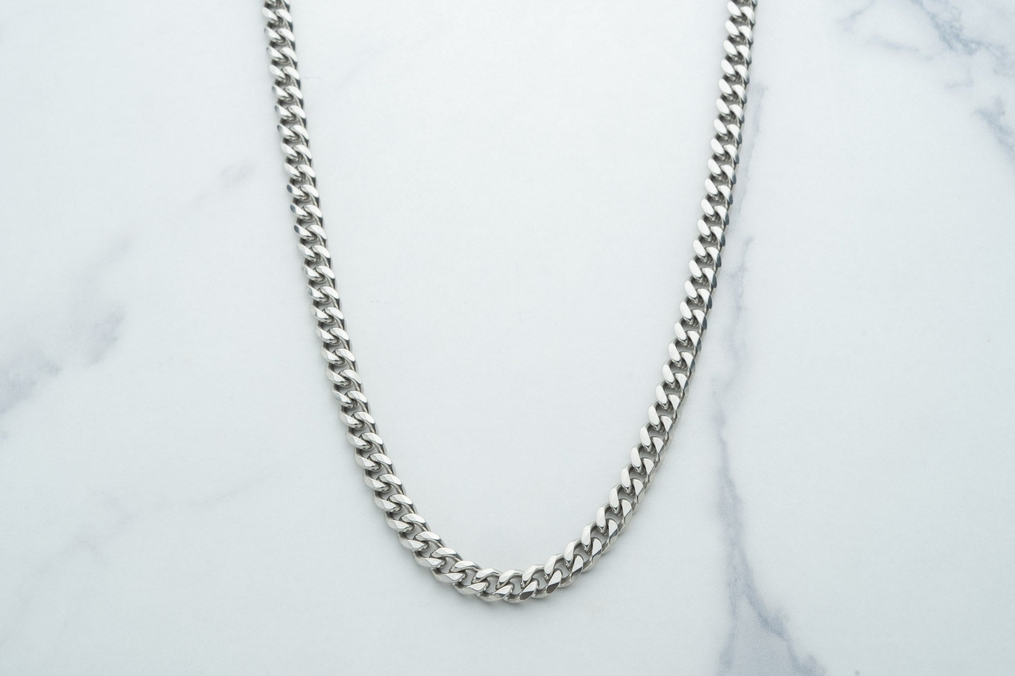 Srebrny łańcuch CUBAN LINK