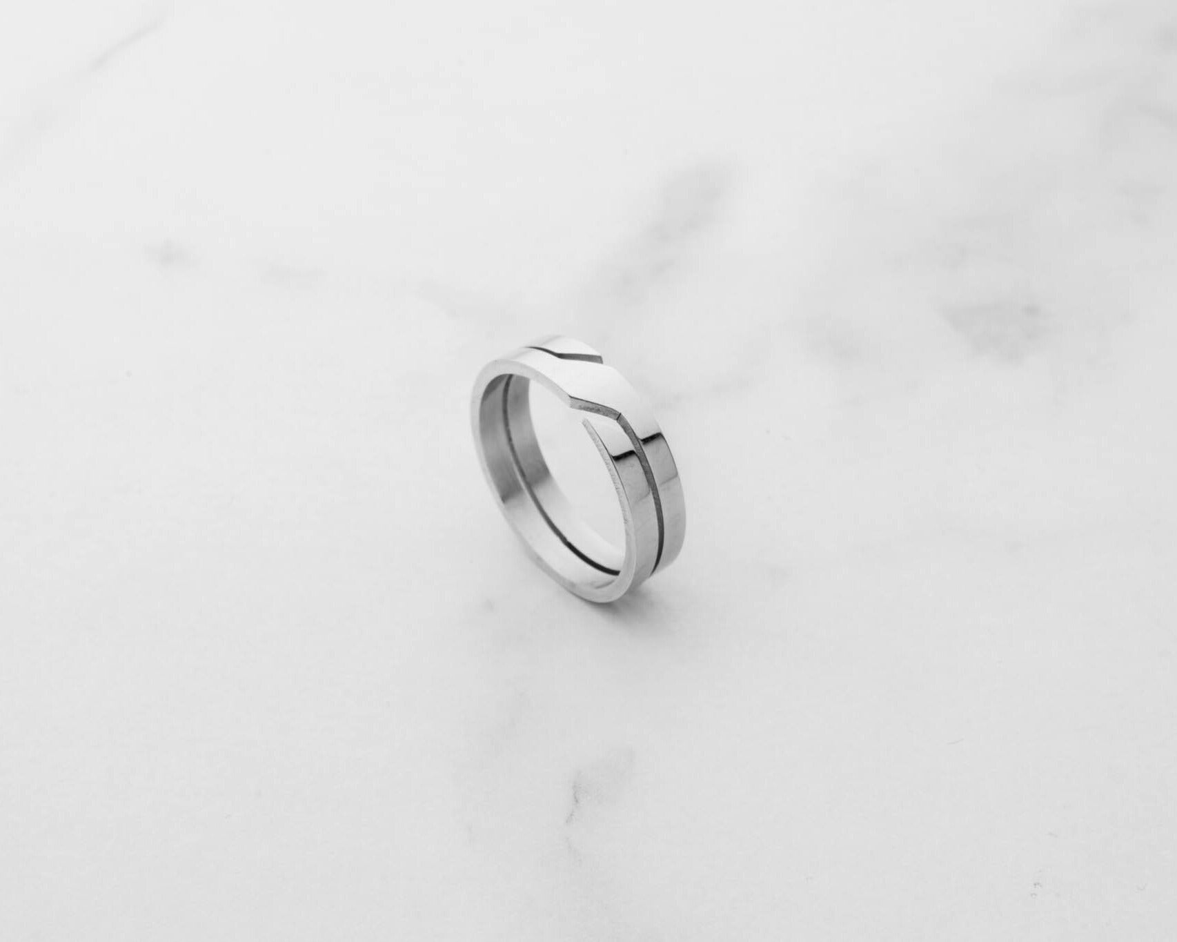Srebrny pierścień EXCISION