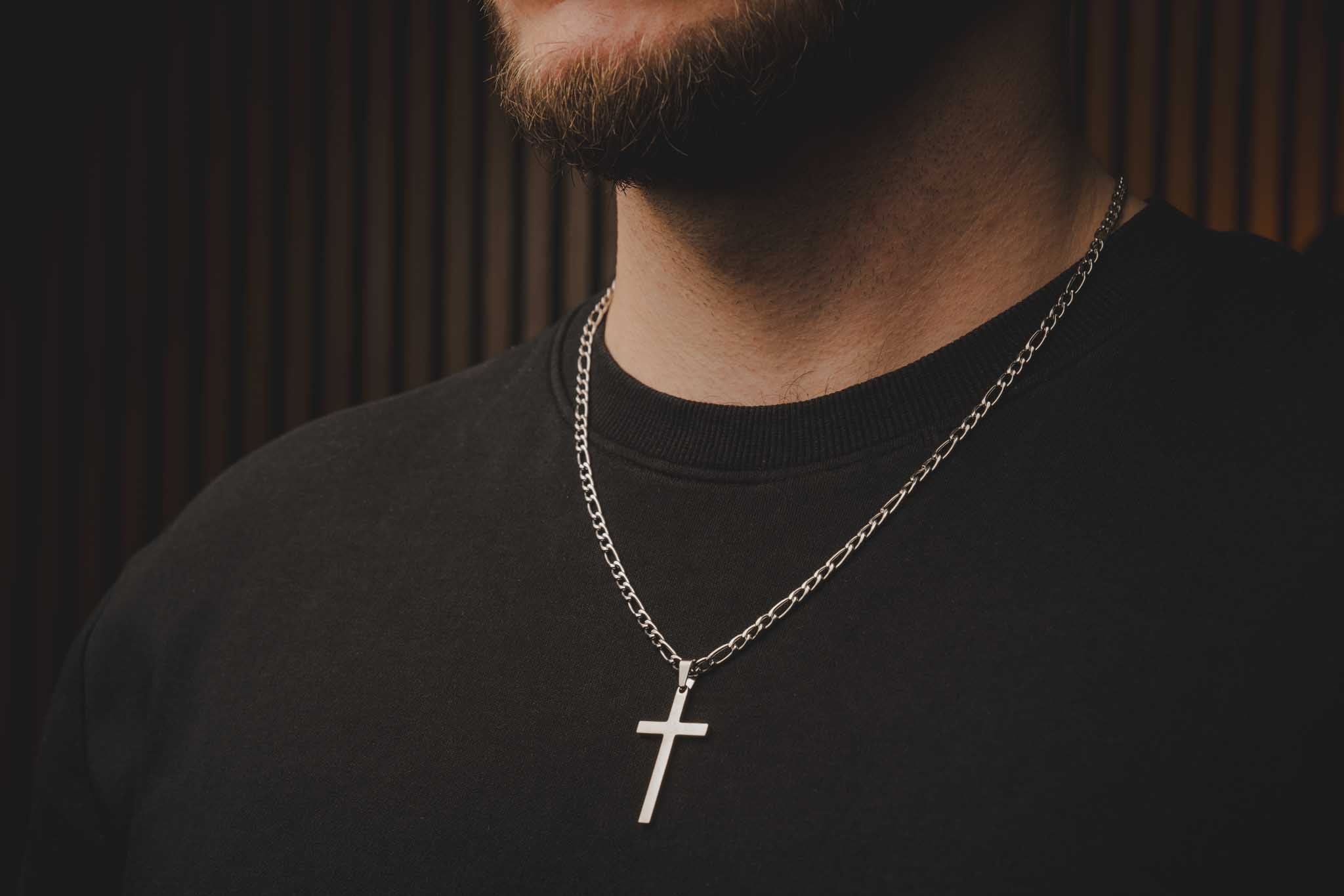 Srebrny wisiorek CROSS