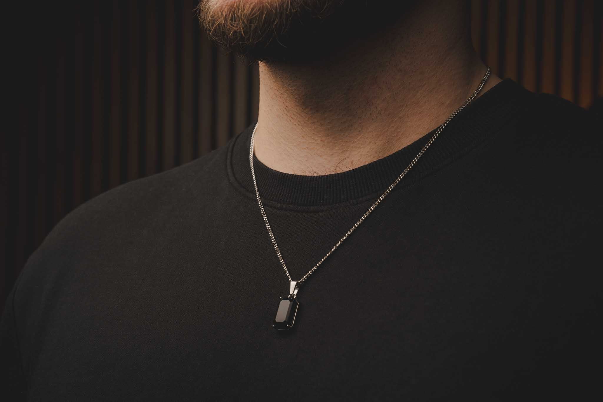 Srebrny naszyjnik CRYSTAL