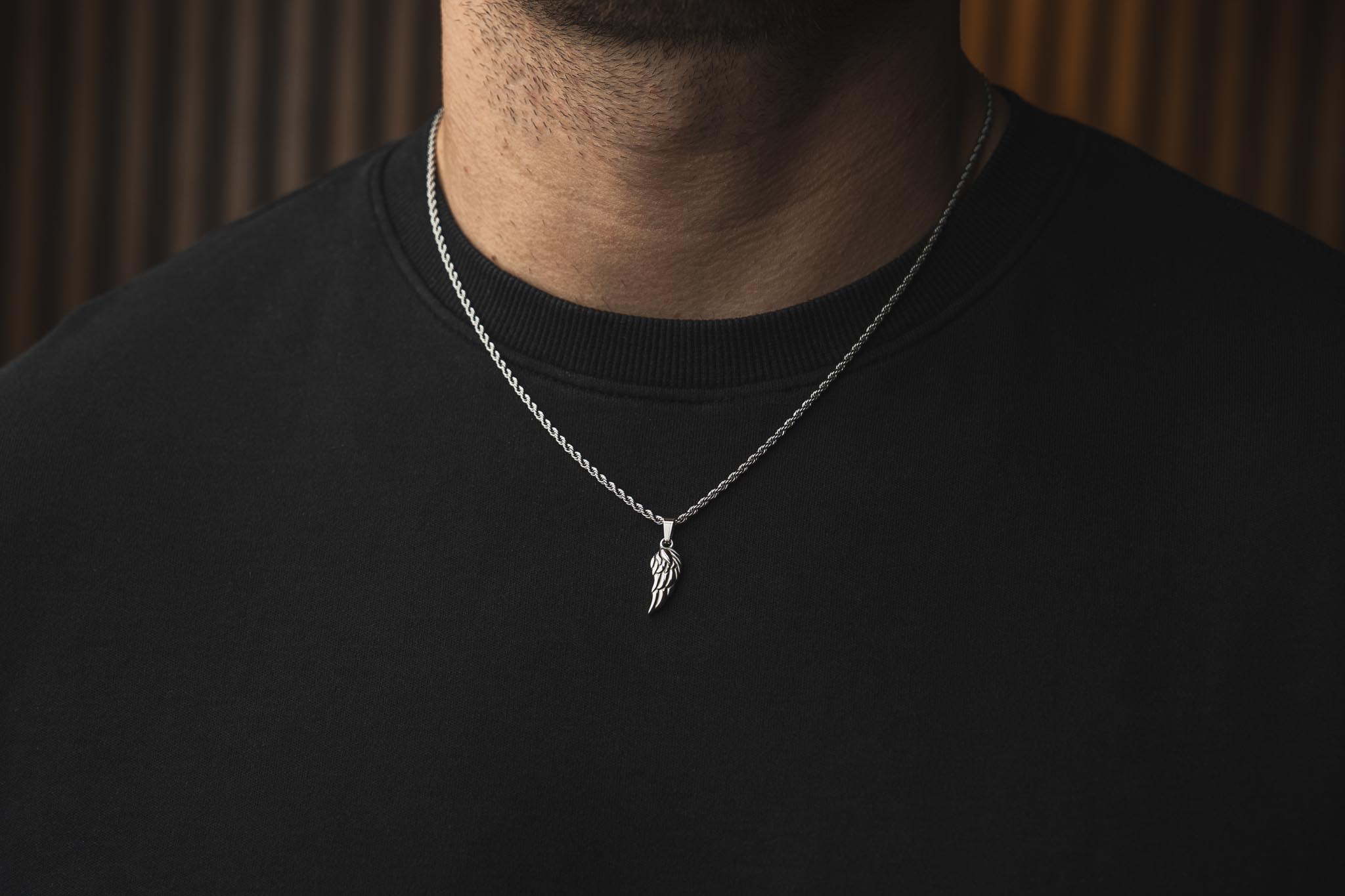 Srebrny naszyjnik WING