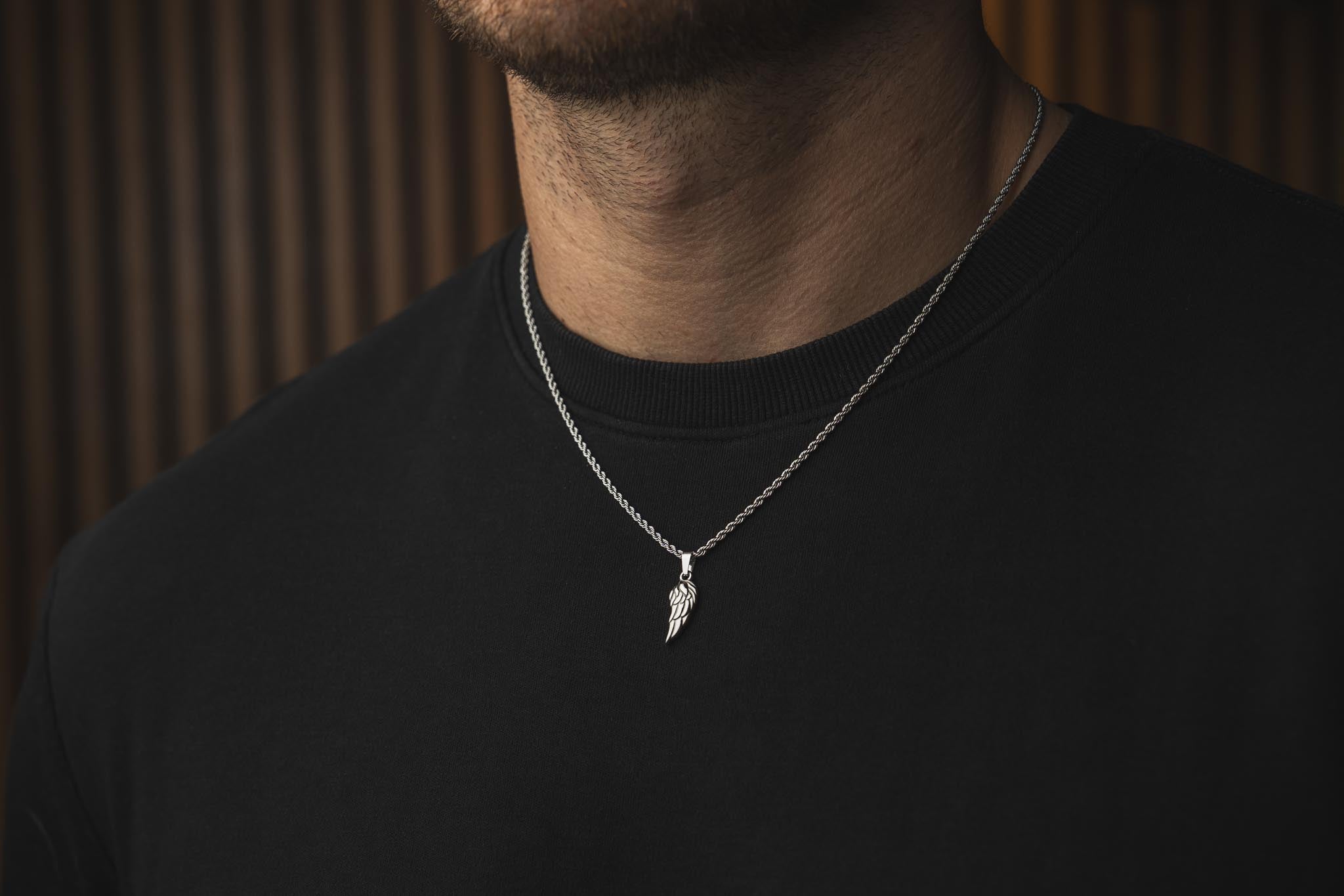 Srebrny naszyjnik WING