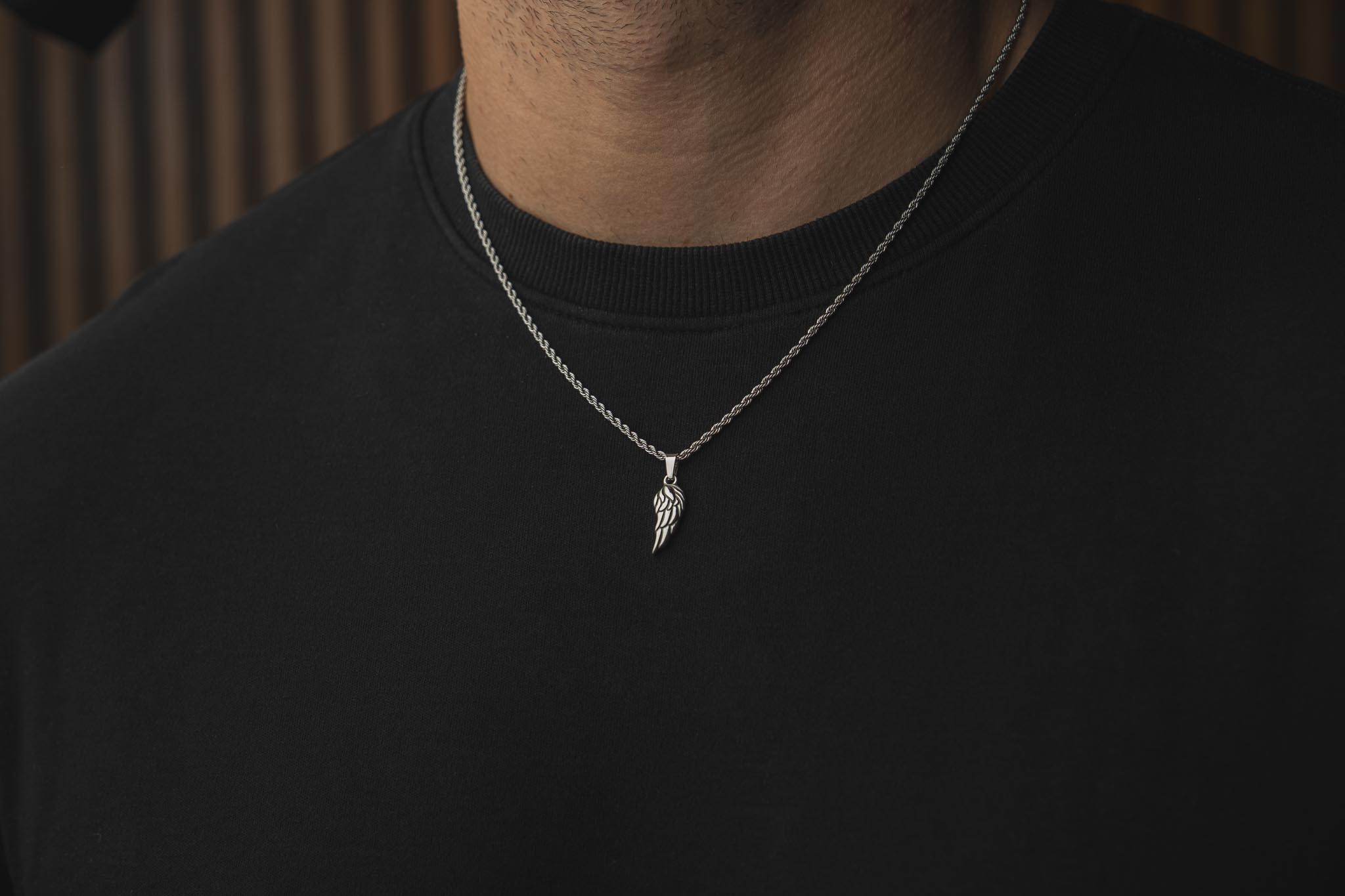 Srebrny naszyjnik WING