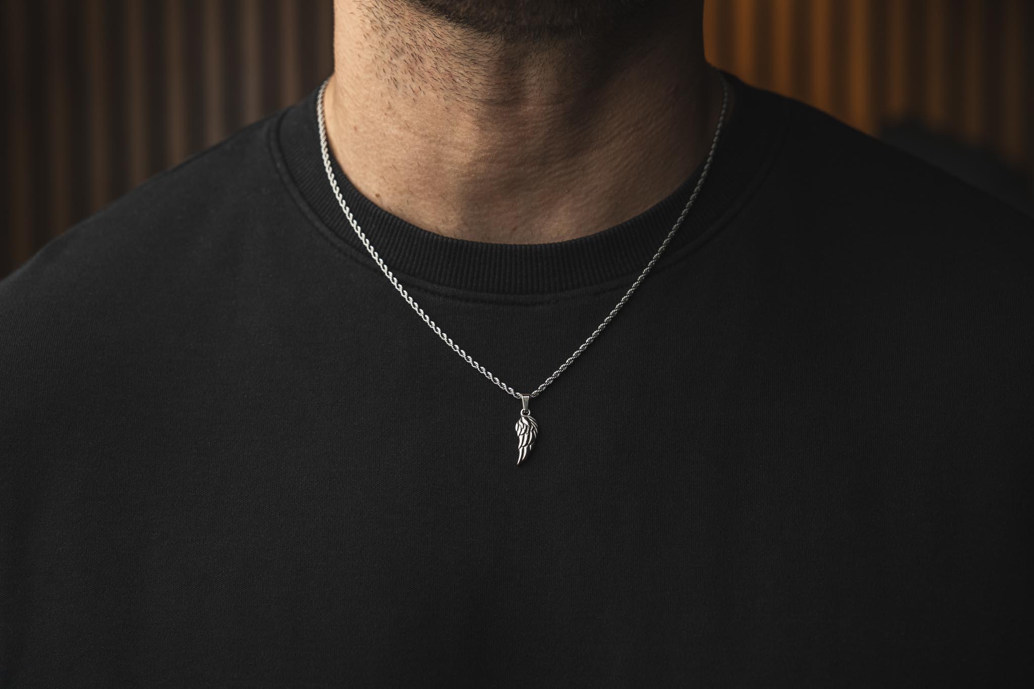 Srebrny naszyjnik WING