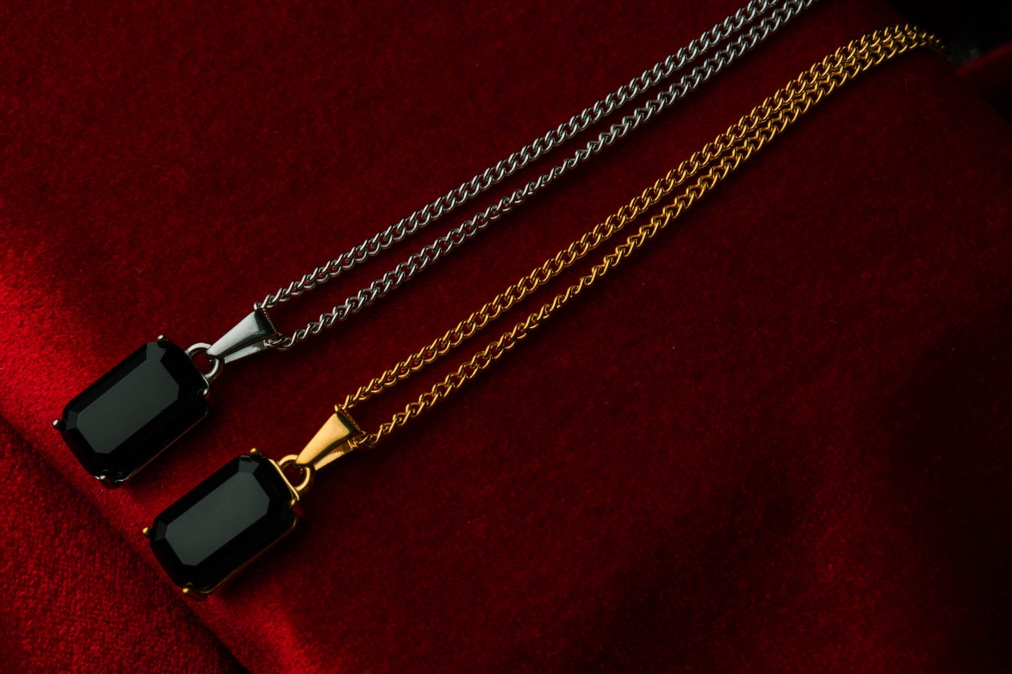 Srebrny naszyjnik CRYSTAL