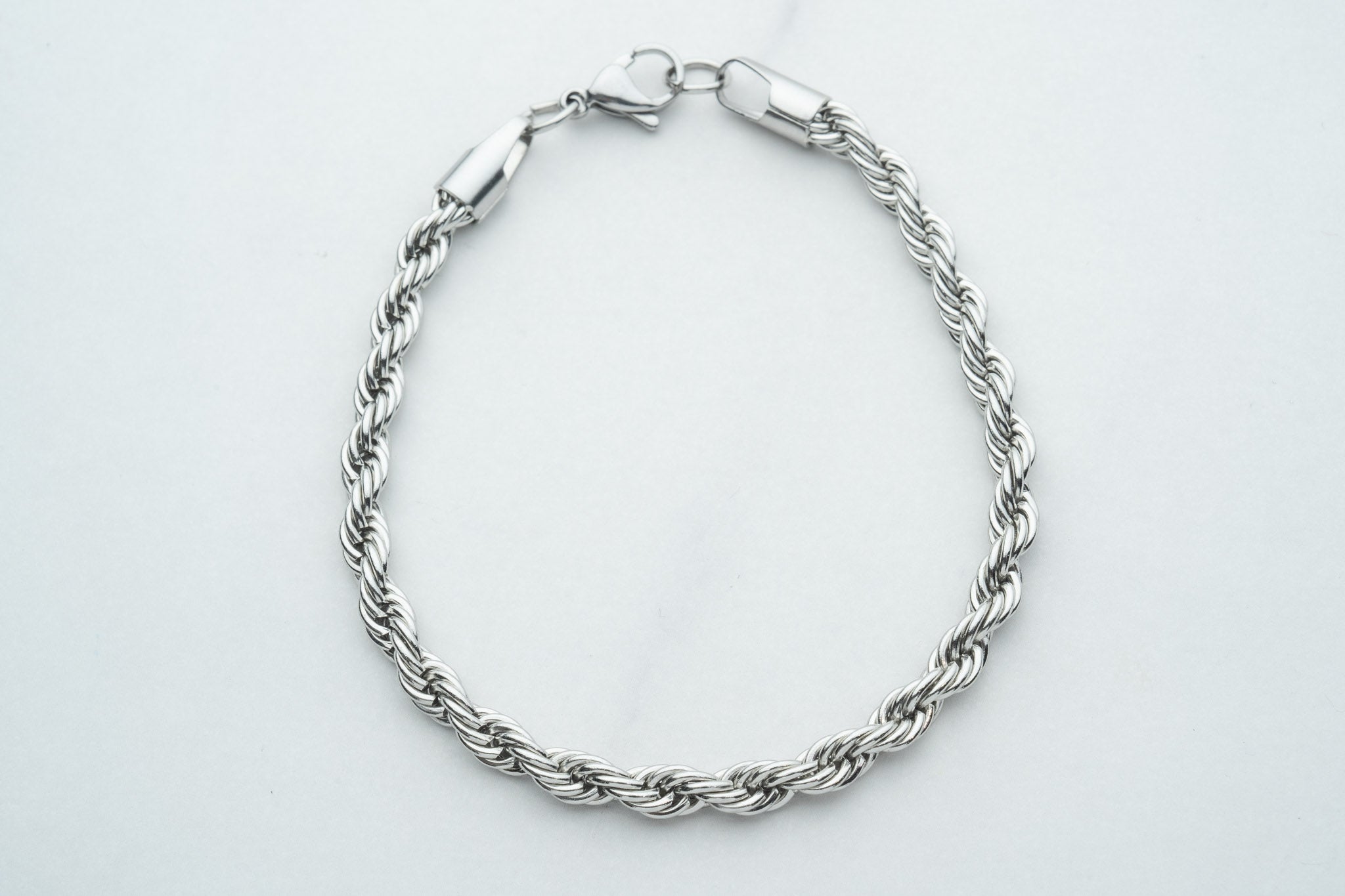 Srebrna bransoleta ROPE