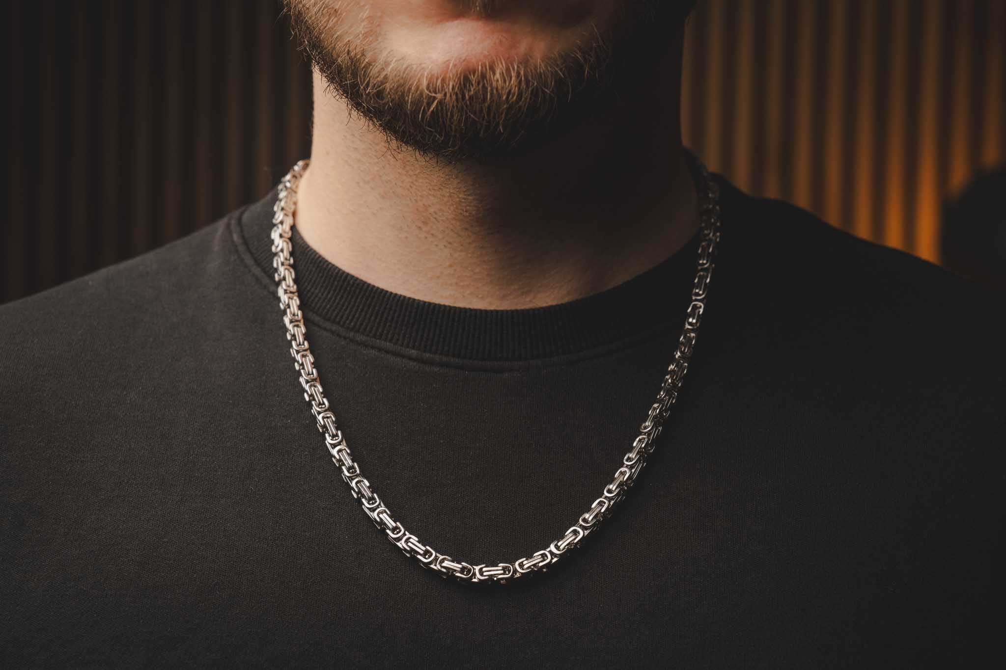 Srebrny łańcuch ROYAL