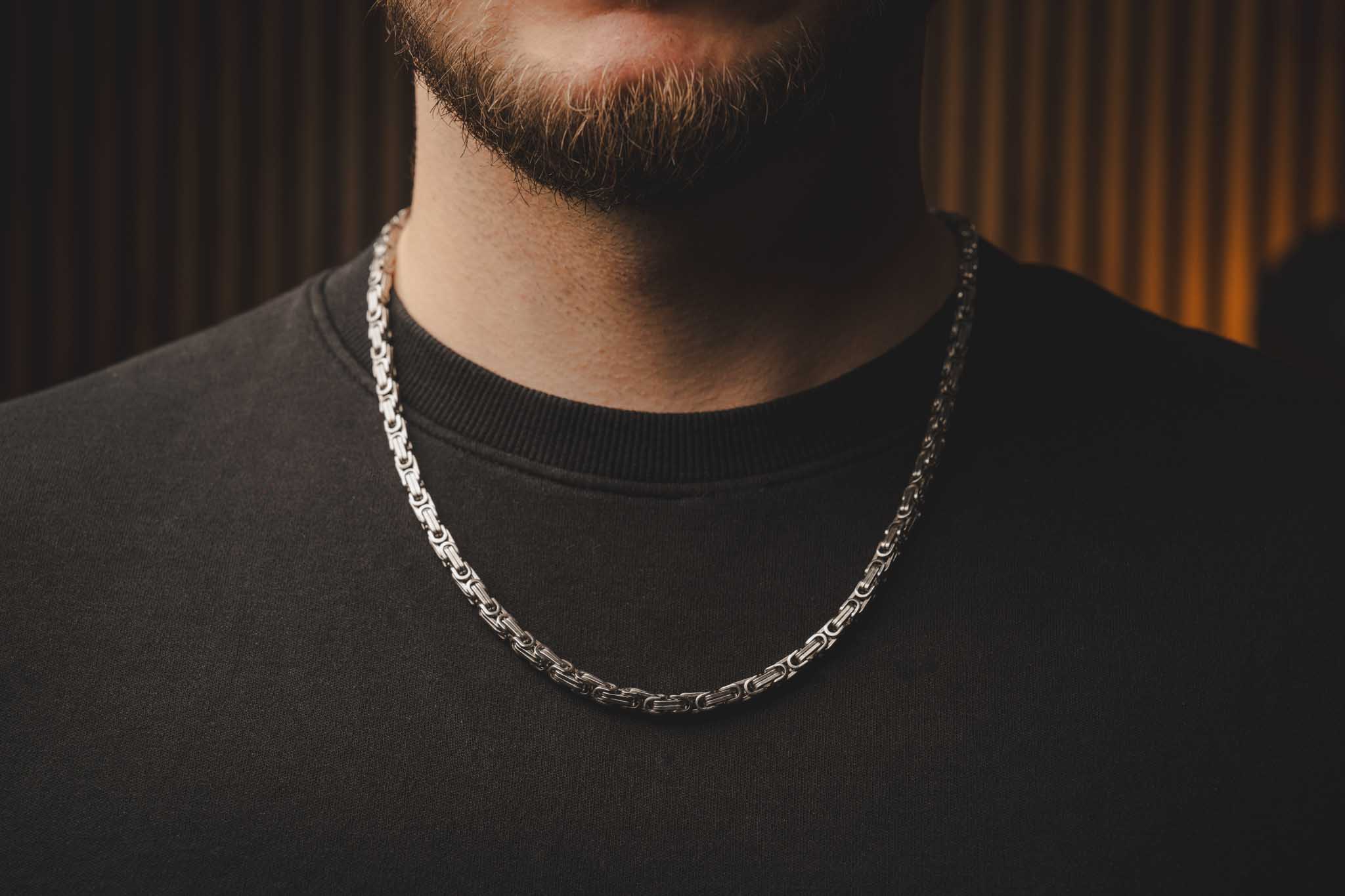 Srebrny łańcuch ROYAL