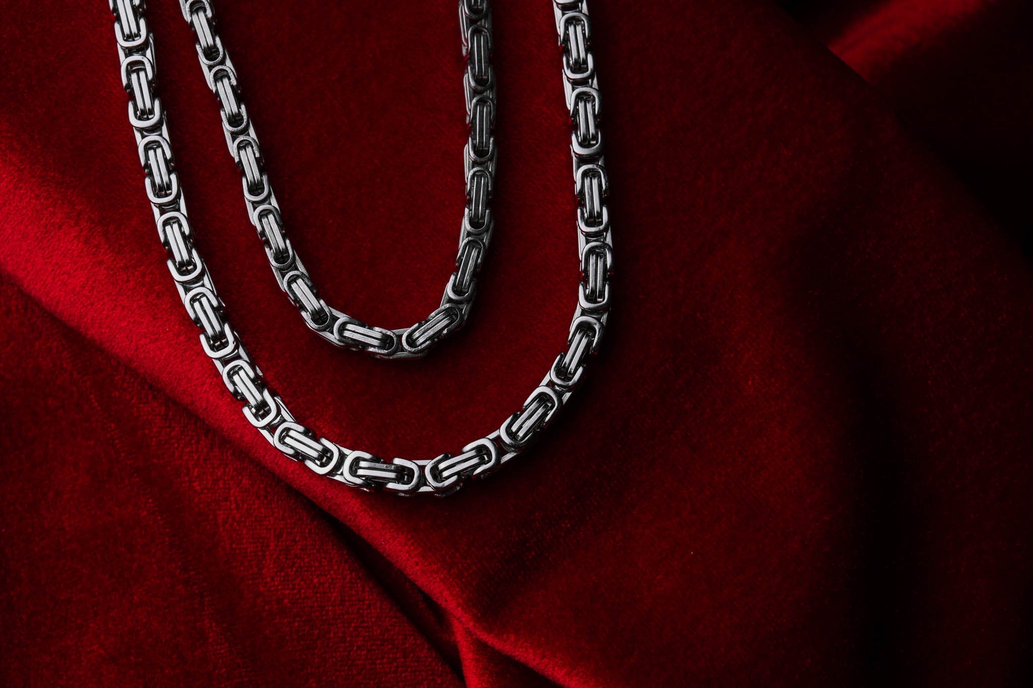 Srebrny łańcuch ROYAL