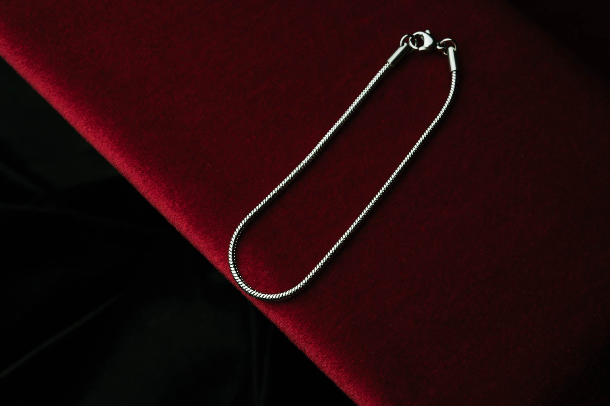 Srebrna bransoleta SNAKE