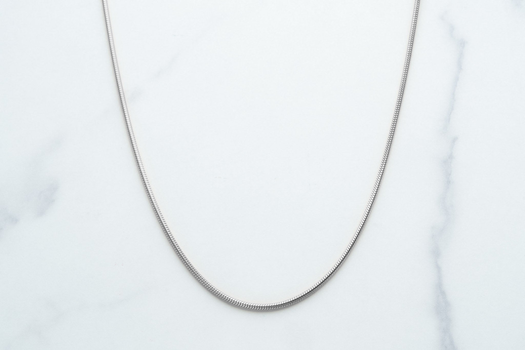 Srebrny łańcuszek SNAKE