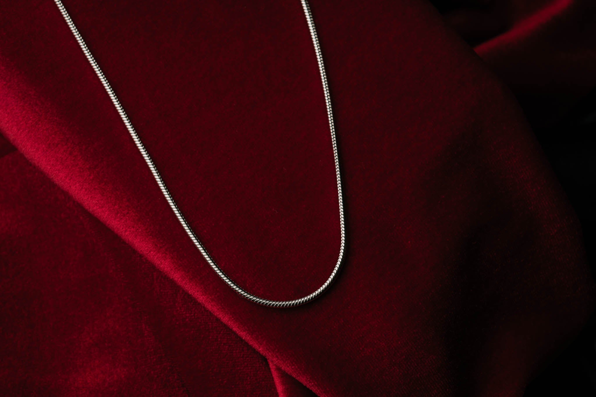 Srebrny łańcuszek SNAKE