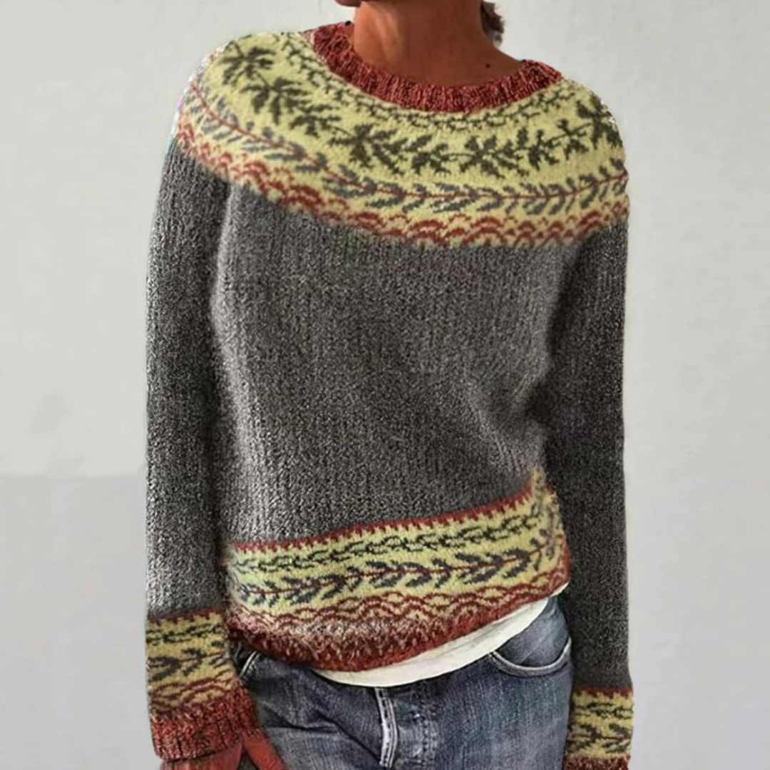 Lara | Przytulny Retro Sweter