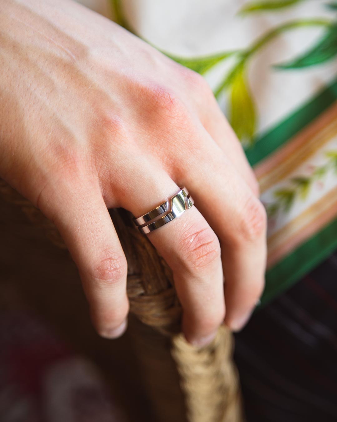 Srebrny pierścień EXCISION