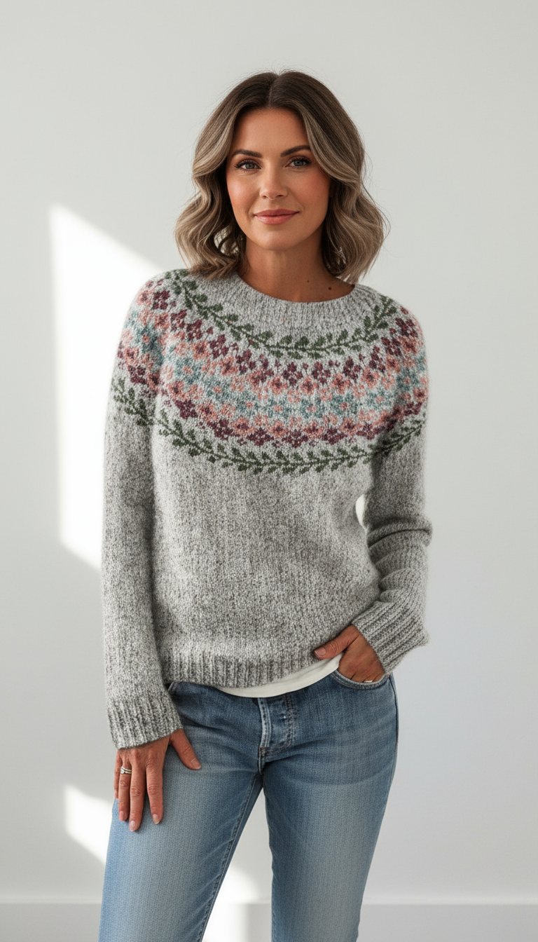 Serene | Odważny Retro Sweter