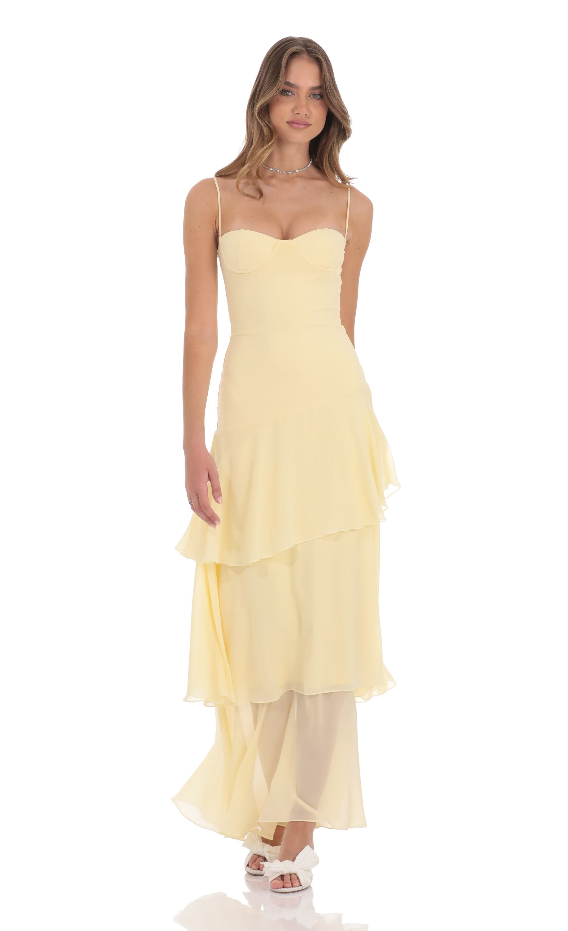 Solerina™ Warstwowa Sukienka Maxi
