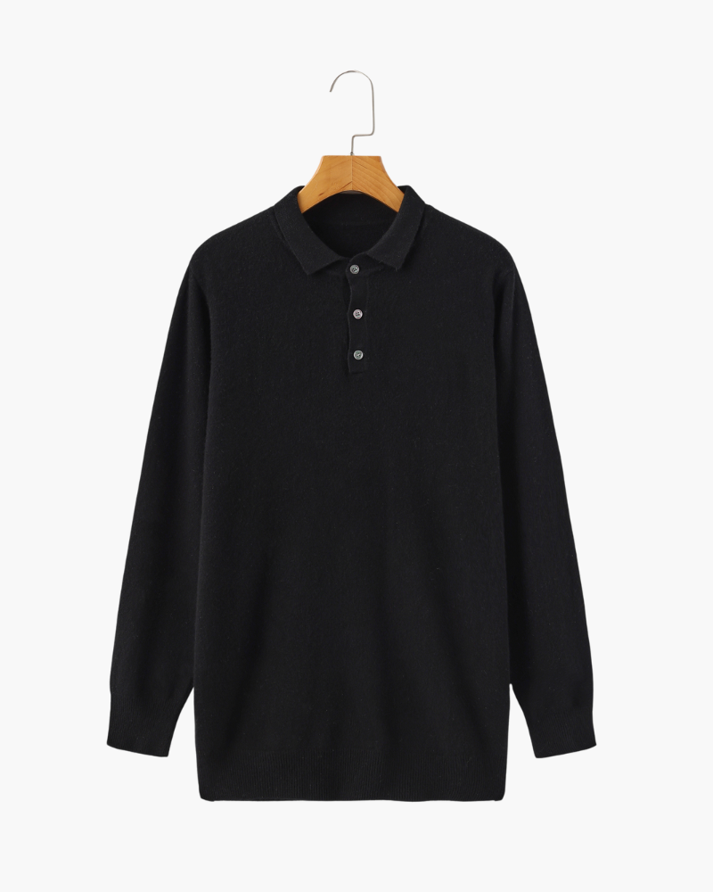 Polo z 100% kaszmiru