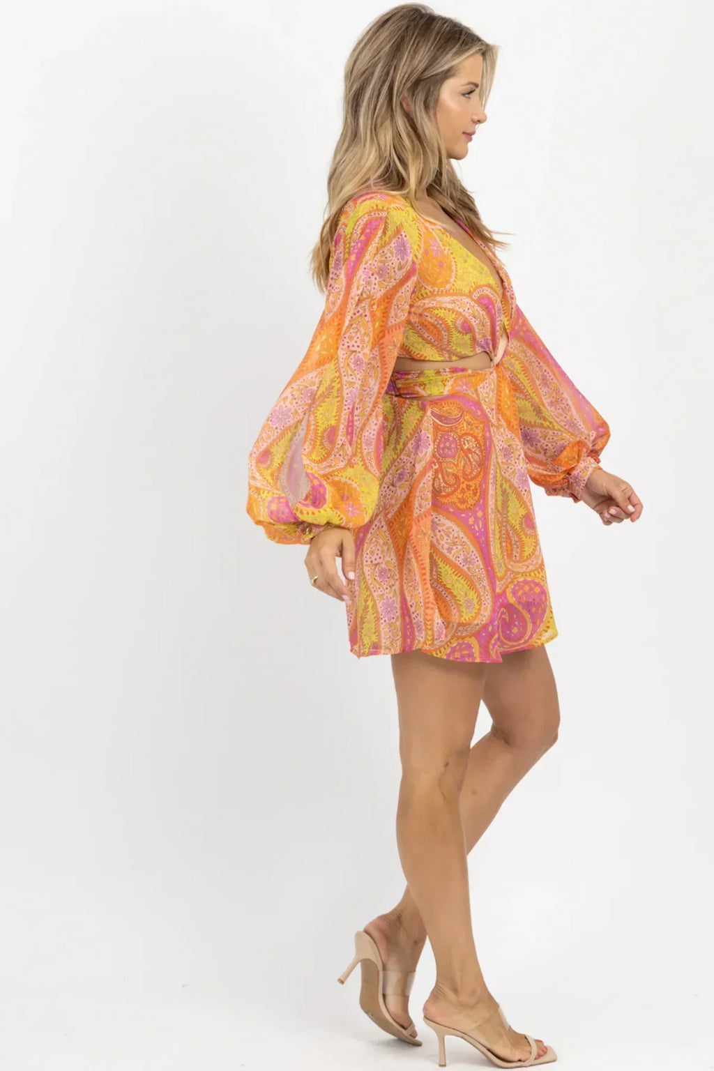 Soléara™ Letnia Sukienka z Długimi Rękawami