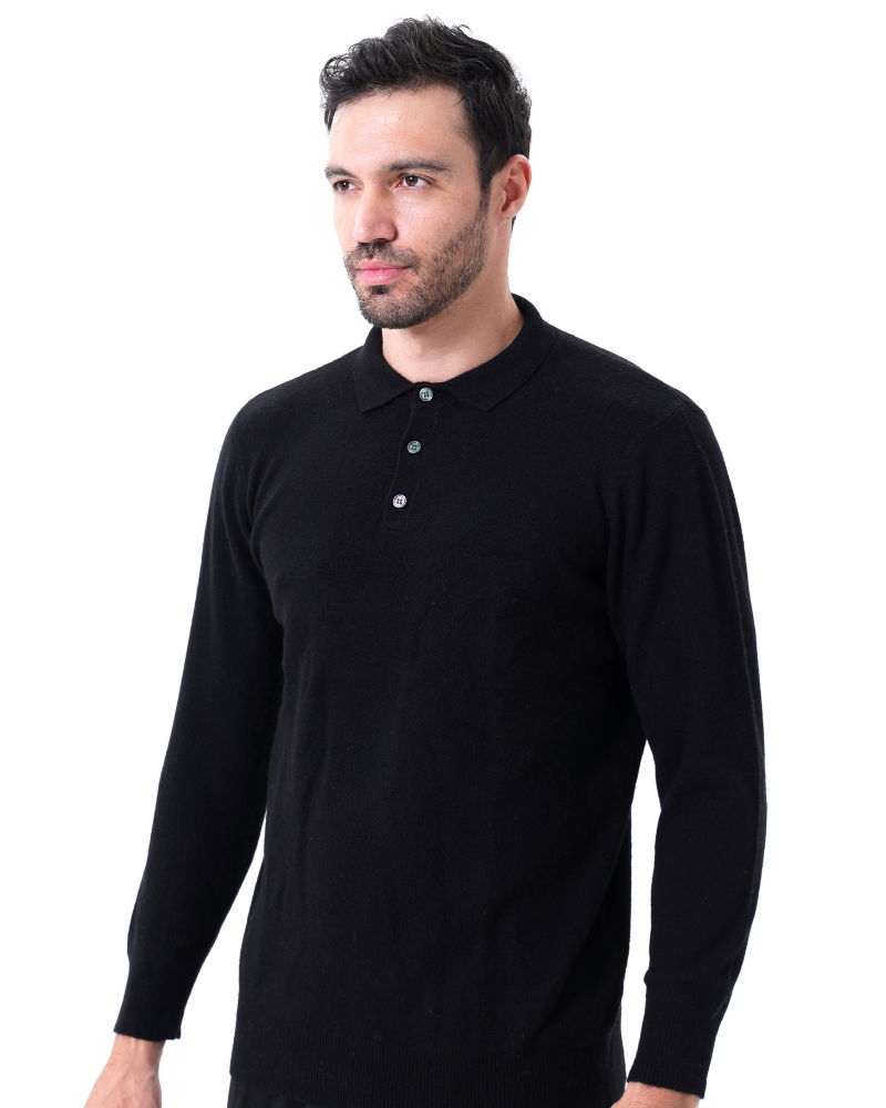 Polo z 100% kaszmiru