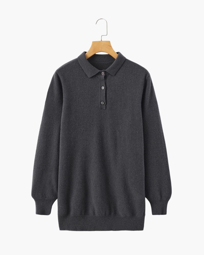 Polo z 100% kaszmiru