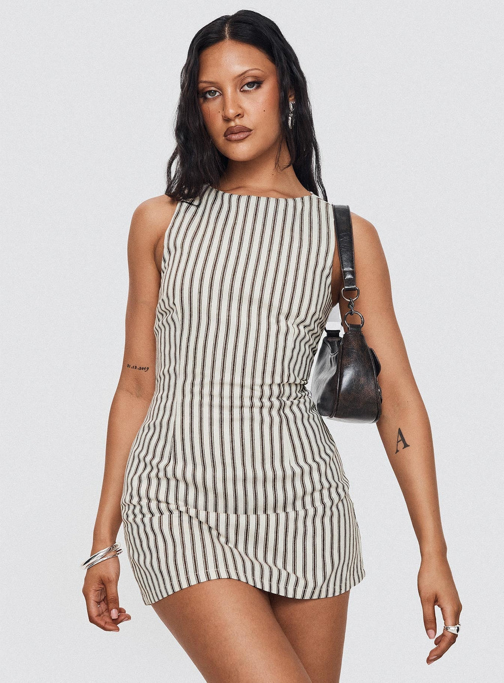 Hailey™ – Prążkowana Sukienka Mini bez Rękawów