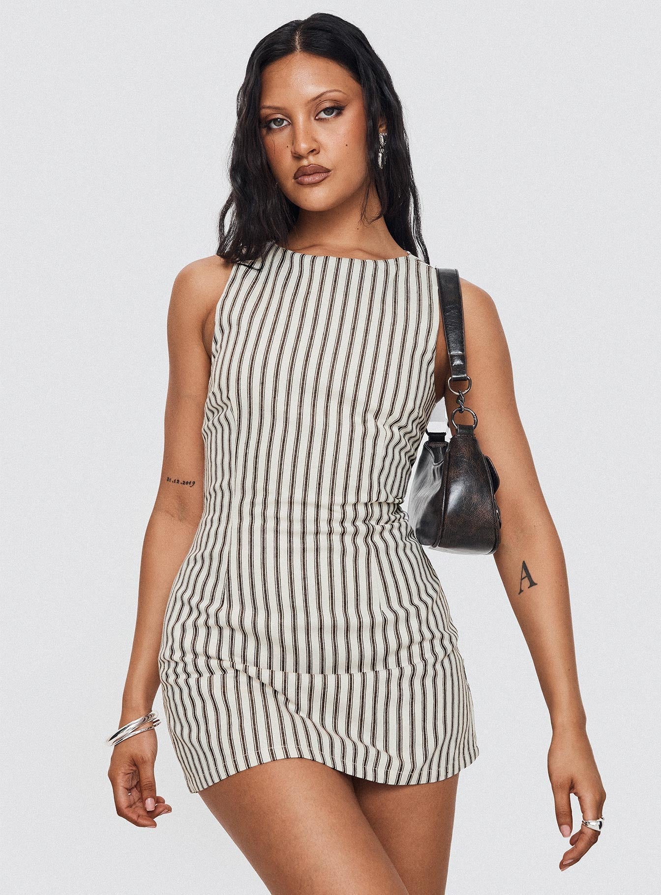 Hailey™ – Prążkowana Sukienka Mini bez Rękawów