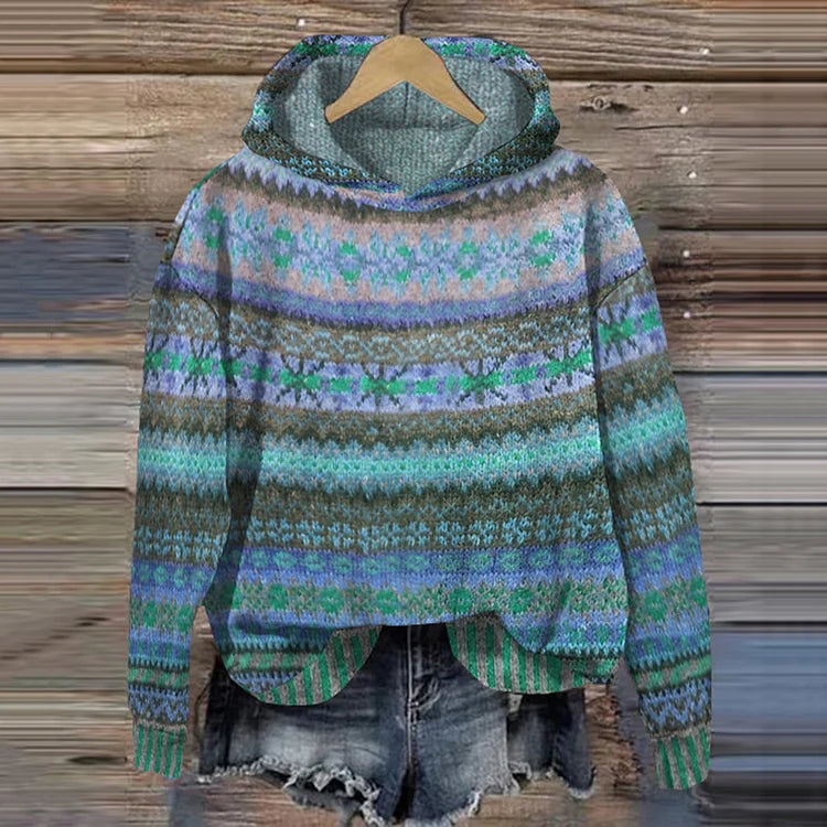 Anja | Etniczny Wzór Sweter