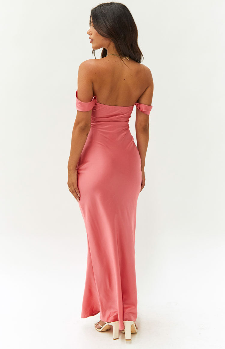 Rosalia™ – Satynowa Sukienka Off-Shoulder