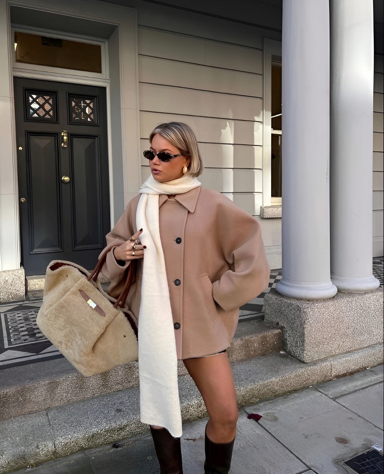 SOFIA | Modn woolen coat | Kurtka na jesień