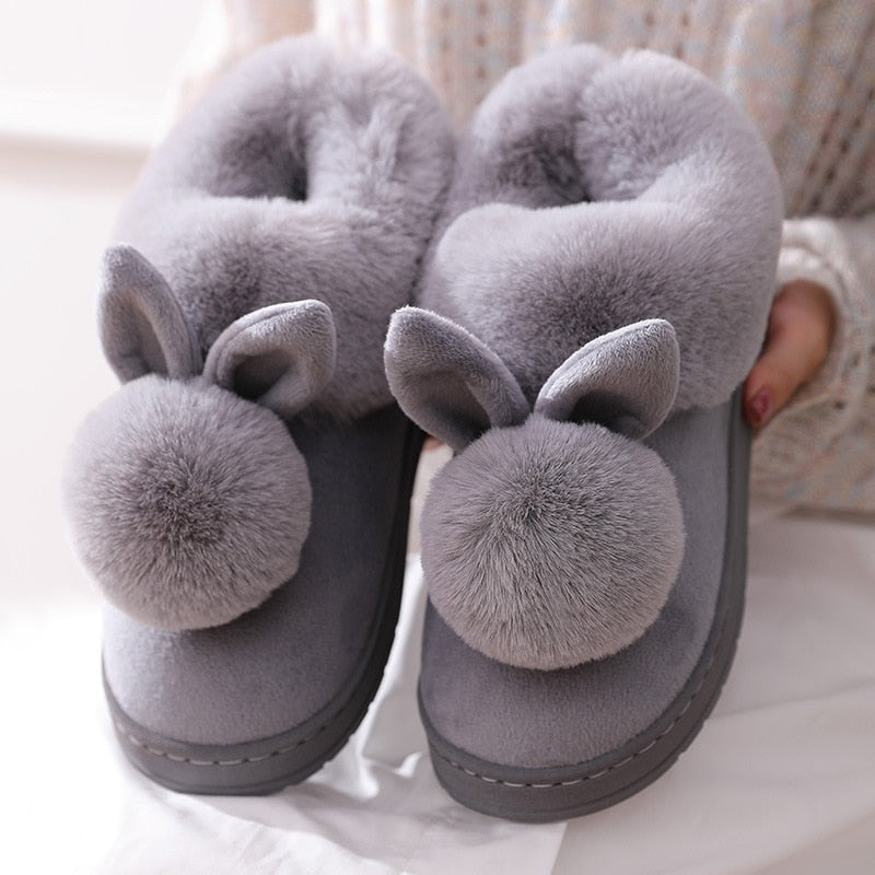 Aurina™ – Zachte Bunny Pantoffels Voor Dames