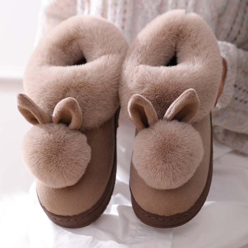 Aurina™ – Zachte Bunny Pantoffels Voor Dames