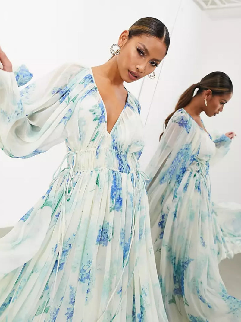 Marcelline – Letnia Sukienka z Eleganckim Fasonem