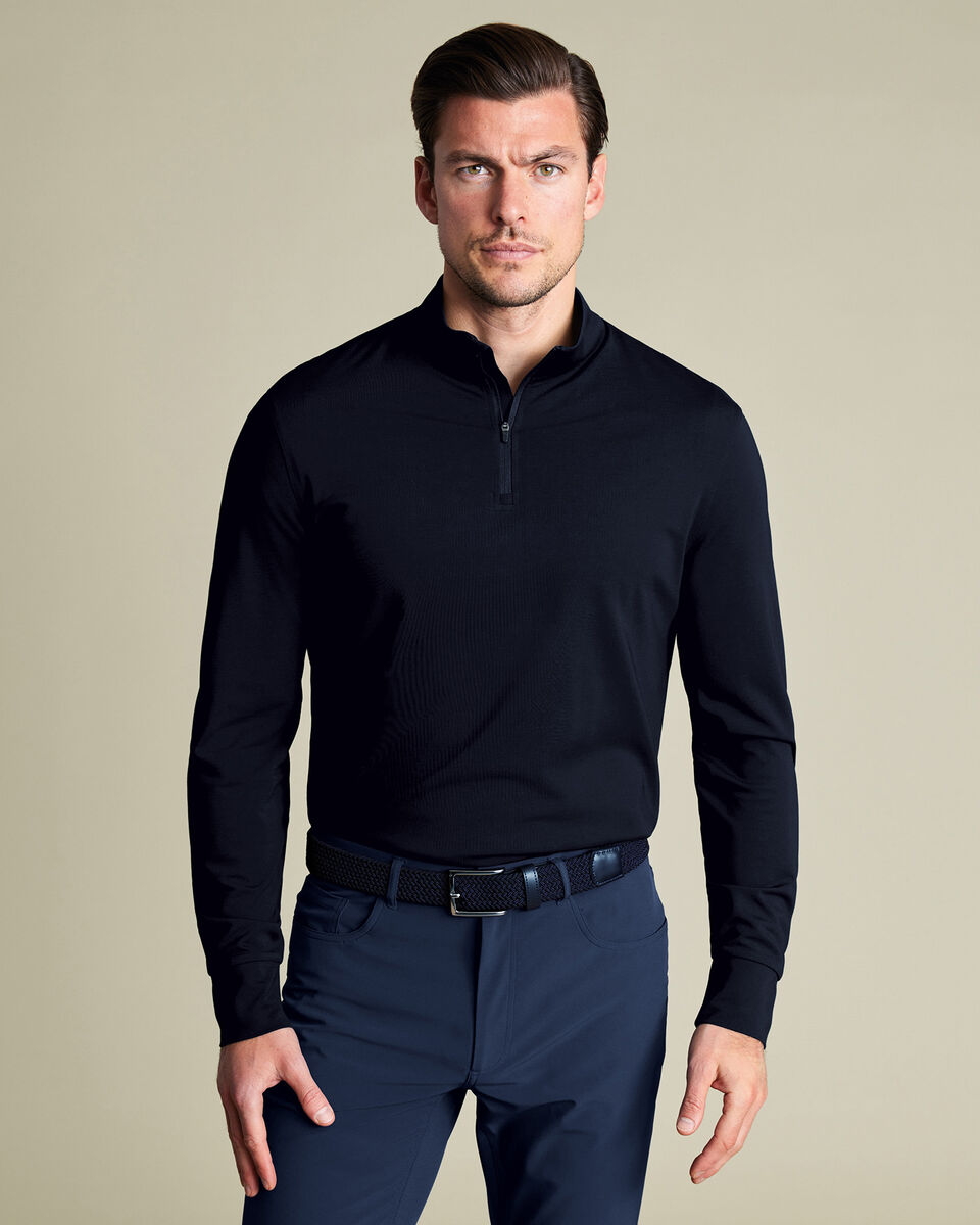 Logan™ polo męskie – długi rękaw