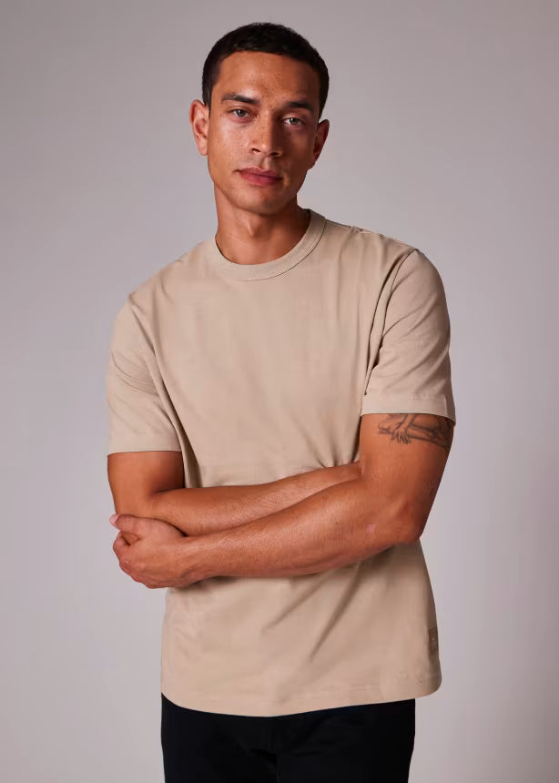 Elias™ T-shirt męskie – beżowe