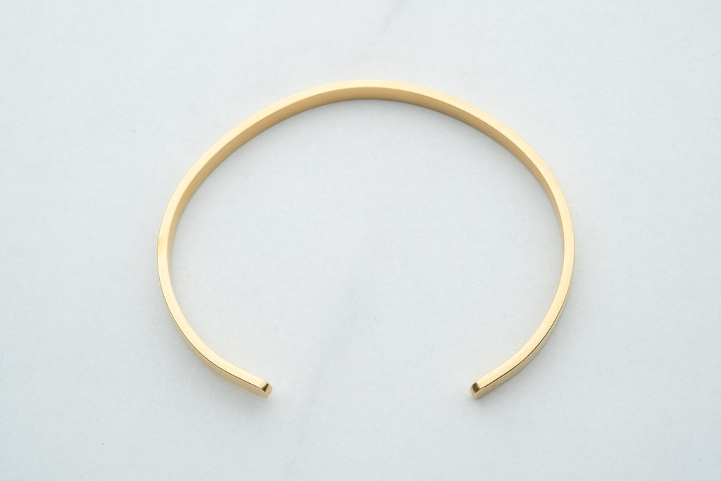 Złota bransoleta BANGLE