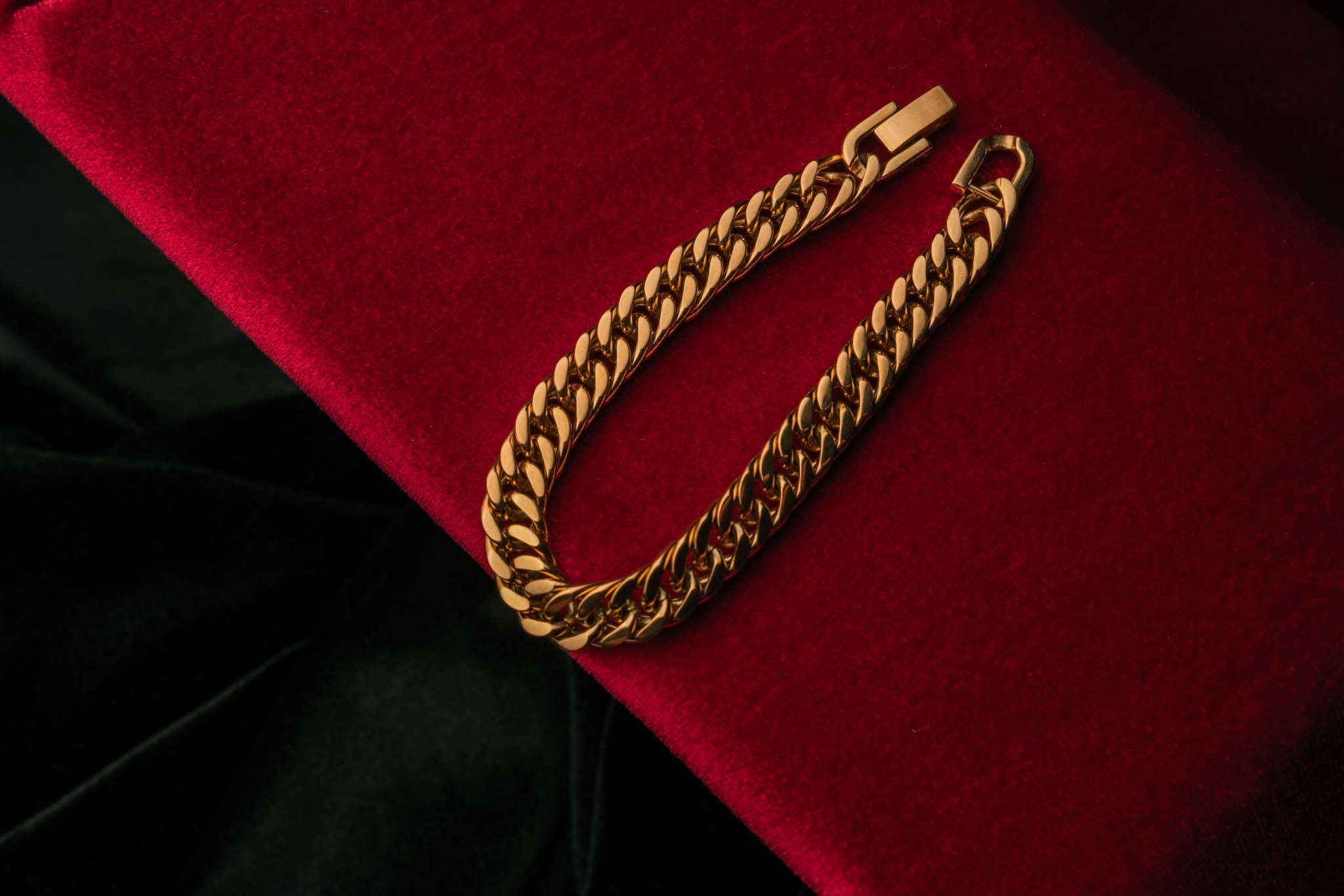 Złota bransoleta CUBAN LINK