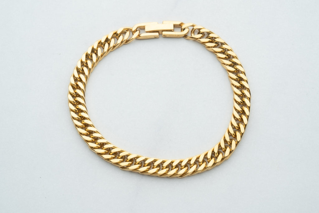 Złota bransoleta CUBAN LINK