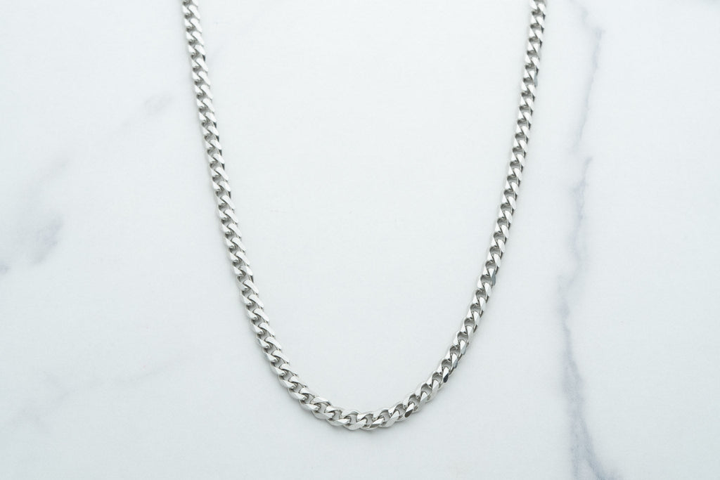 Srebrny łańcuch CUBAN LINK