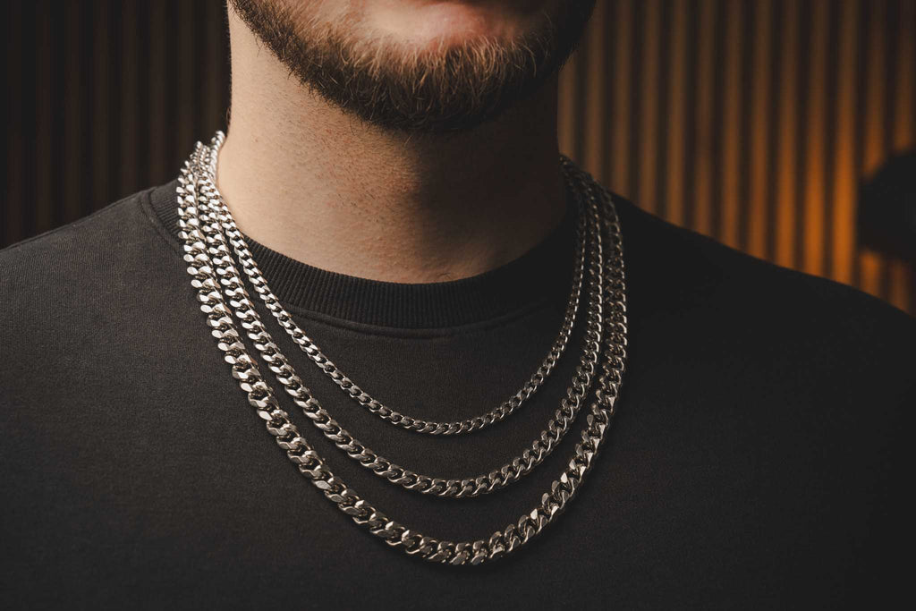 Srebrny łańcuch CUBAN LINK